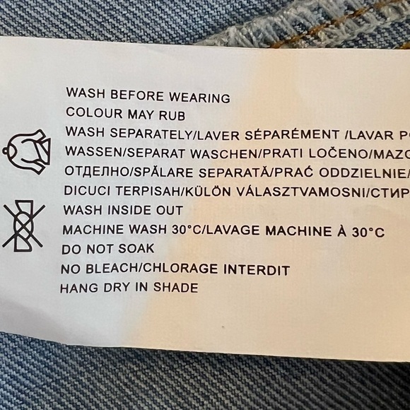 MINKPINK Revolve Dangerous Bell Bottom Jeans High Rise Flare Denim Size Small - Picture 10 of 14